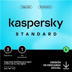 ANTIVIRUS KASPERSKY STANDARD 1YEAR 3L PC/MAC/ANDROID/IOS