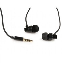 AURICULARES + MICROFONO GEMBIRD IN EAR BLACK