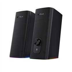 ALTAVOCES TRUST GXT 612 CETIC GAMING RGB 2.0 USB/WIRELESS BLACK