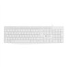 TECLADO NATEC NAUTILUS SLIM LAYOUT USB WHITE