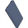 POWERBANK TRUST PRIMO SLIM 10000MAH X2 USB-A + USB-C + MICRO-USB ECO BLUE