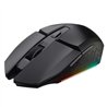 RATON TRUST GAMING GXT 110 FELOX RGB WIRELESS 4800DPI 6 BOTONES BLACK