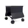 SOPORTE ORDENADOR CON RUEDAS PHOENIX BLACK