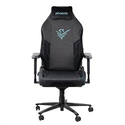 SILLA GAMING PHOENIX TELA MONARCH TALLA R BLACK/BLUE