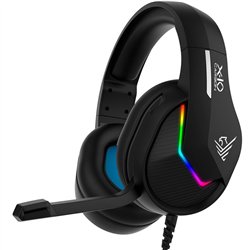 AURICULARES + MICROFONO PHOENIX X-IO GAMING RGB CARBON BLACK