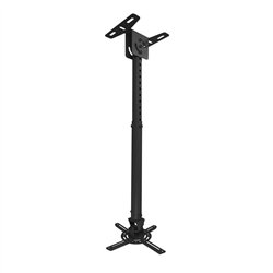 SOPORTE PROYECTOR TOOQ TECHO GIRATORIO E INCLINABLE BLACK