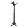 SOPORTE PROYECTOR TOOQ TECHO GIRATORIO E INCLINABLE BLACK
