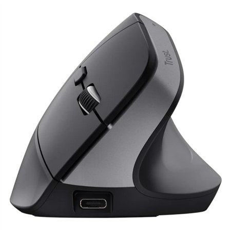 RATON TRUST BAYO+ ERGONOMICO 2400 DPI WIRELESS BLACK