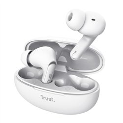 AURICULARES TRUST YAVI EARBUDS ENC BLUETOOTH WIRELESS WHITE