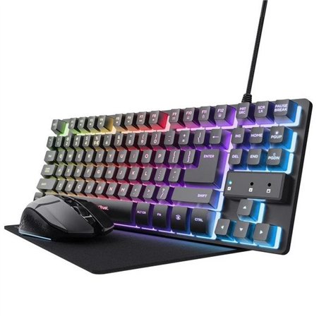 TECLADO + RATON WIRELESS + ALFOMBRILLA TRUST GXT 794 GAMING BUNDLE