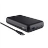 BATERIA EXTERNA 100W USB-A + 2X USB-C BLACK