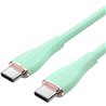 CABLE USB-C VENTION TIPO USB-C/M - USB-C/M 480MBPS 5A 100W 1.5M GREEN