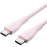 CABLE USB-C VENTION TIPO USB-C/M - USB-C/M 480MBPS 5A 100W 1.5M ROSE