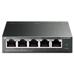 SWITCH TP-LINK TL-SG105PE GIGABIT 5 PUERTOS POE+ EASY SMART