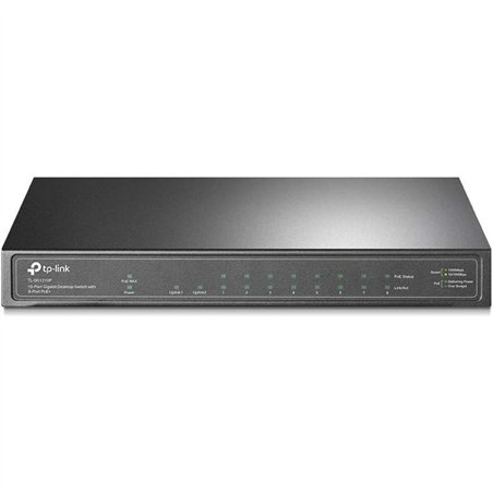 SWITCH TP-LINK GIGABIT 8 PUERTOS POE + 1 SFP TL-SG1210P