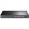 SWITCH TP-LINK 16 PUERTOS 10/100MBPS + 2 10/100/1000 POE+ RACK