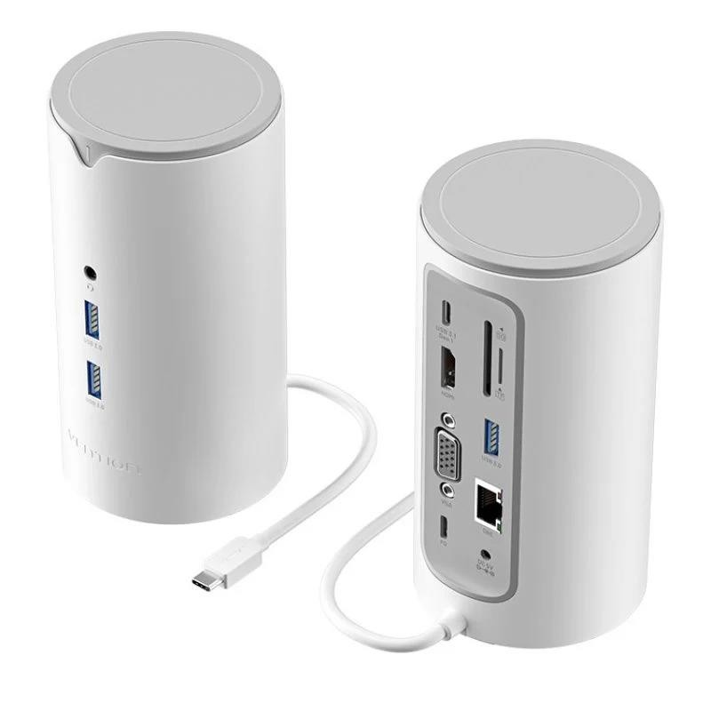 DOCK STATION VENTION 12 EN 1 USB-C A HDMI/VGA/USB-C/USB-A/RJ45/MICROSD/JACK