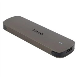 CAJA EXTERNA TOOQ ALUMINIO SSD M.2 CCS USB 3.1 BROWN