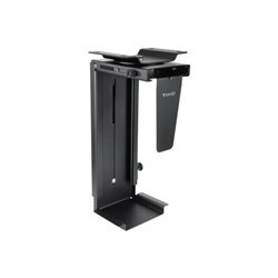 SOPORTE DE ESCRITORIO/PARED TOOQ PARA CPU 10KG BLACK