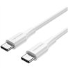 CABLE USB-C 2.0 VENTION TIPO USB-C/M - USB-C/M 2M WHITE