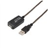 CABLE EXTENSOR USB AMPLIFICADO 2.0 TIPO AM-AH 10M