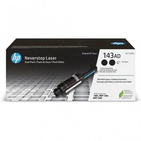 KIT DE RECARGA TONER HP 143AD PACK 2