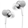AURICULARES + MICROFONO XIAOMI MI IN EAR BASIC JACK 3.5 SILVER