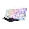 TECLADO + RATON WIRELESS + ALFOMBRILLA TRUST GXT 794W GAMING BUNDLE WHITE