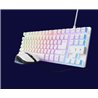 TECLADO + RATON TRUST GXT 798W GAMING RGB USB WHITE