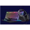 TECLADO + RATON + AURICULARES + ALFOMBRILLA TRUST GXT 780 GAMING BUNDLE BLACK