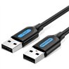 CABLE VENTION USB 2.0 USB-A - USB-A  480MBPS 60W 0.5M BLACK