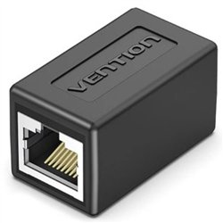 ADAPTADOR VENTION RJ45 CAT.6 FTP HEMBRA - HEMBRA BLACK