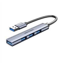 HUB USB VENTION 4 PUERTOS USB 3.0 SILVER
