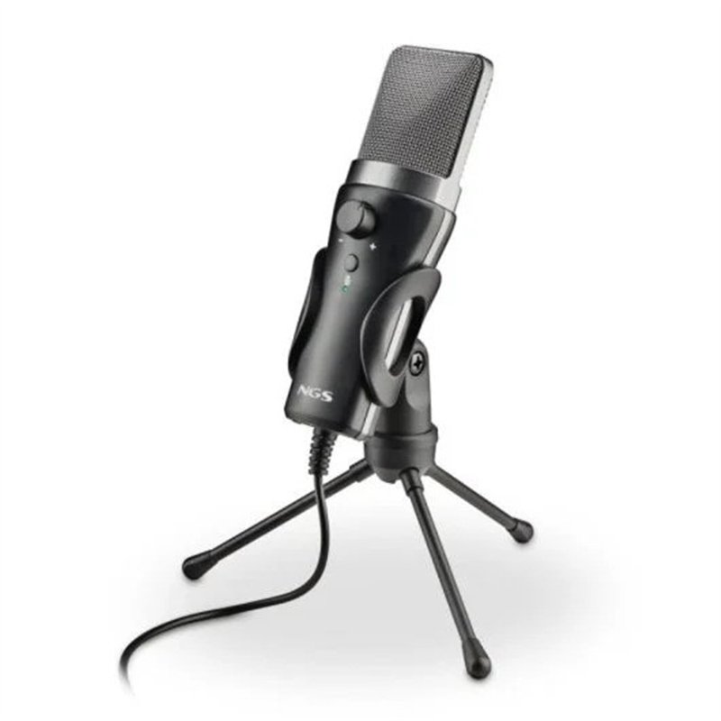 MICROFONO NGS MS120USB USB TRIPODE BLACK
