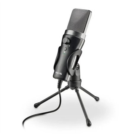 MICROFONO NGS MS120USB USB TRIPODE BLACK