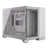 CAJA ORDENADOR GAMING CORSAIR 2500X CRISTAL TEMPLADO WHITE