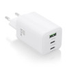 CARGADOR DE PARED AISENS GAN 2XUSB-C/USB-A 65W WHITE