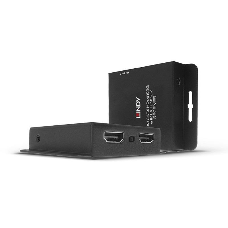 EXTENSOR LINDY HDMI 4K30 IR CAT.6 70M