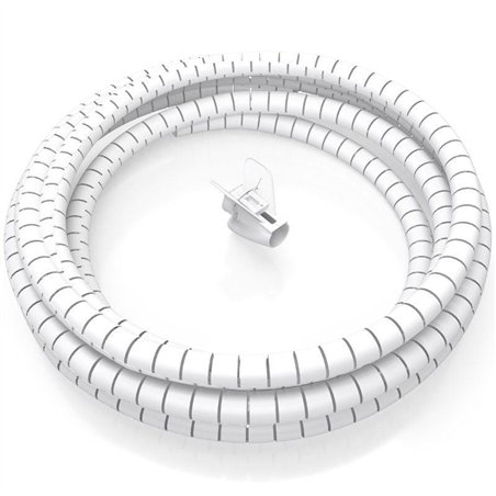ORGANIZADOR DE CABLE AISENS FLEXIBLE 25MM 1M WHITE