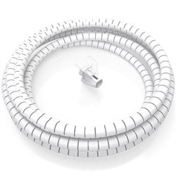 ORGANIZADOR DE CABLE AISENS FLEXIBLE 25MM 2M WHITE