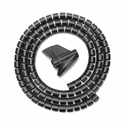 ORGANIZADOR DE CABLE AISENS 25MM 1M BLACK
