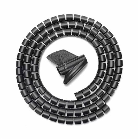 ORGANIZADOR DE CABLE AISENS 25MM 1M BLACK