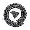 ORGANIZADOR DE CABLE AISENS 25MM 1M BLACK