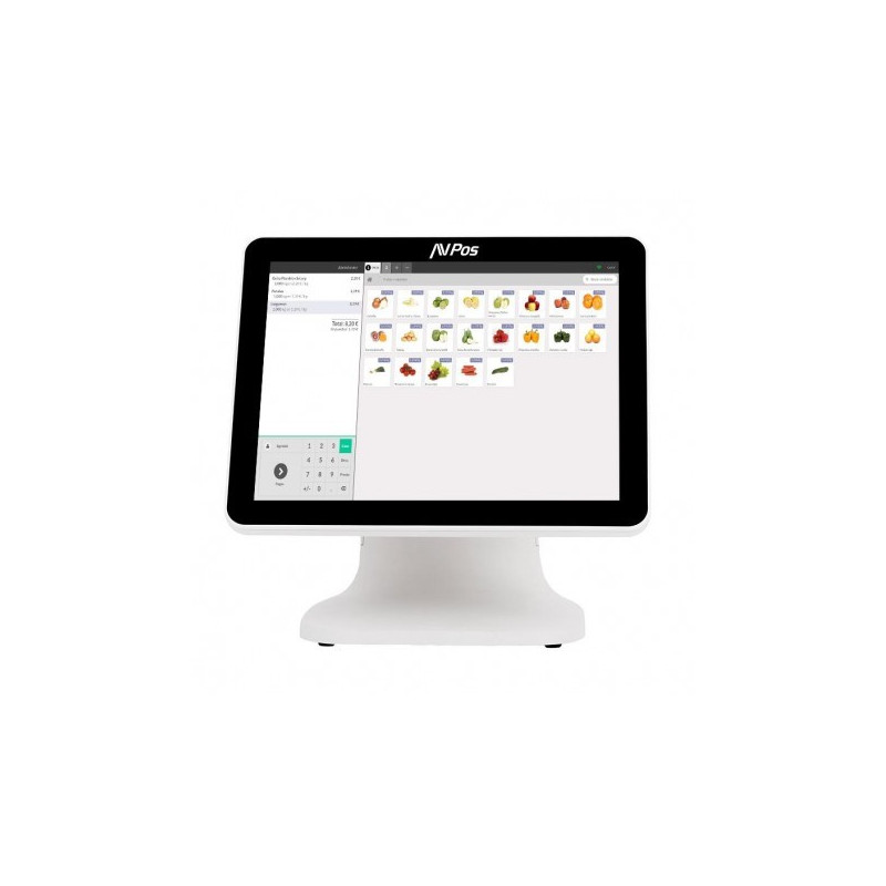 TPV AVPOS K5000 15 ALUMINIO TACTIL INTEL N100/8GB/128GB/LAN 1000/W11PRO WHITE 3YR