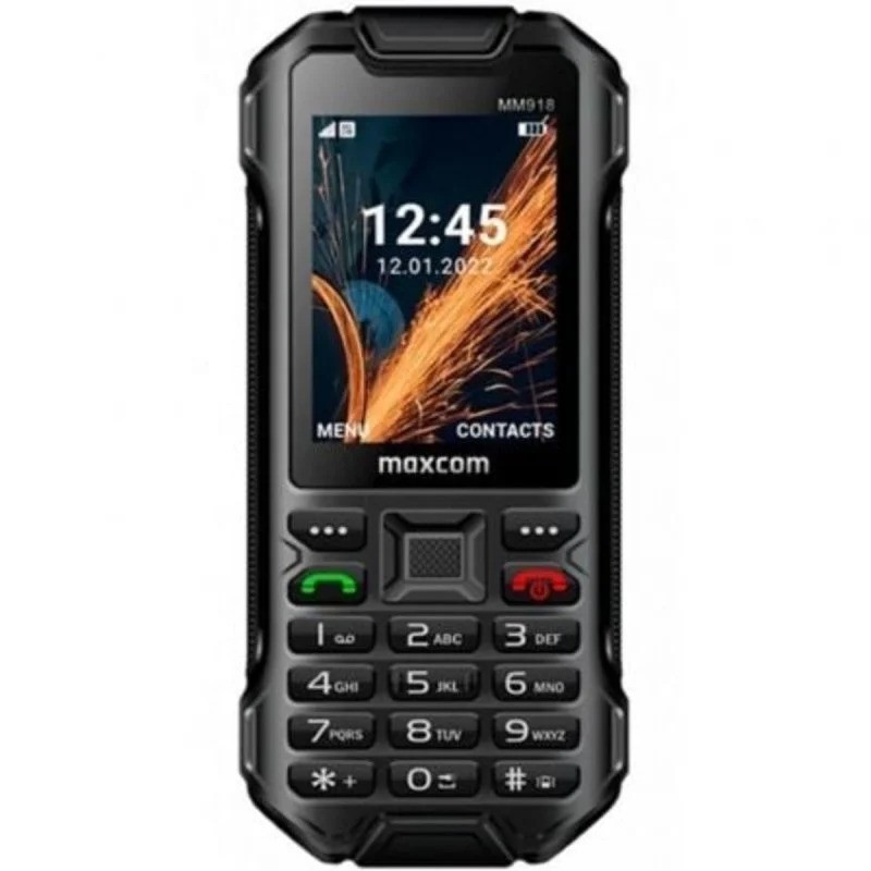 SMARTPHONE MAXCOM STRONG MM918 2.4 4G/IP68 VOLTE RUGERIZADO BLACK