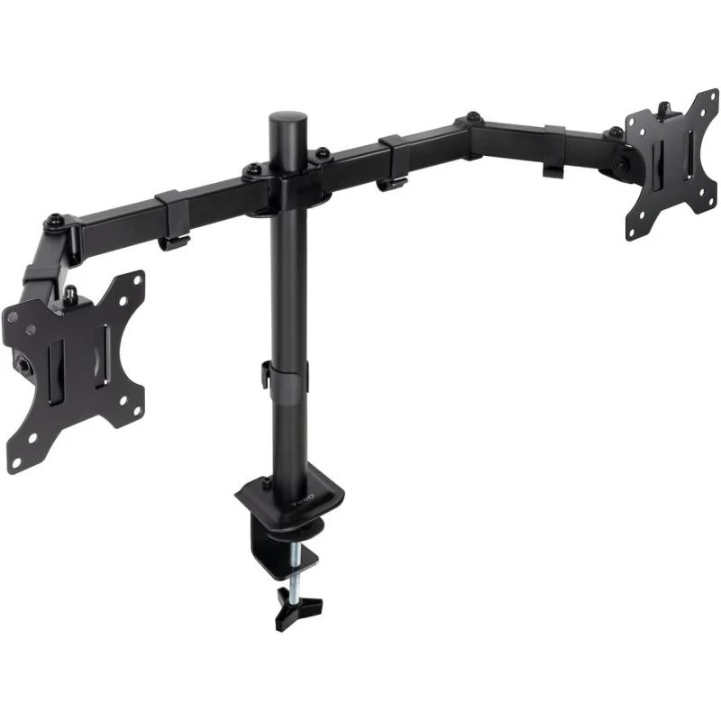 SOPORTE DE MESA TV/MONITOR TOOQ 17-27 2 BRAZOS BLACK