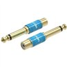 ADAPTADOR VENTION RCA HEMBRA - JACK 6.5 MACHO BLACK