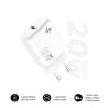 CARGADOR DE PARED SUBBLIM GAN USB-C 20W WHITE