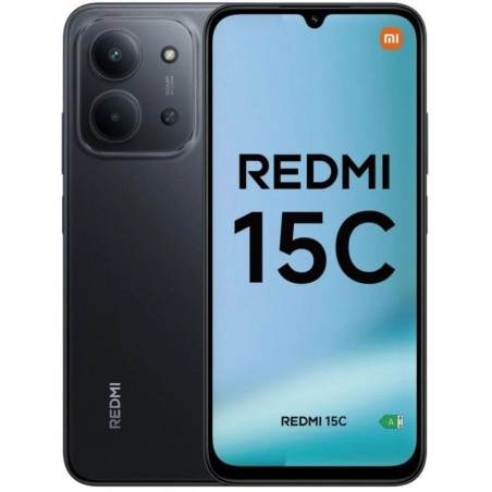 SMARTPHONE XIAOMI REDMI 15C 6.9 4GB/128GB/50MP/NFC/4G BLACK