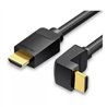 CABLE HDMI 2.0 4K VENTION HDMI/M - HDMI/M 3M ACODADO BLACK